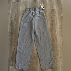 Uncommon Threads Professional Series Chef Pants Drawstring Size S NEW